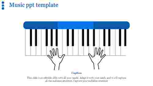 music ppt template-music ppt template-Blue
